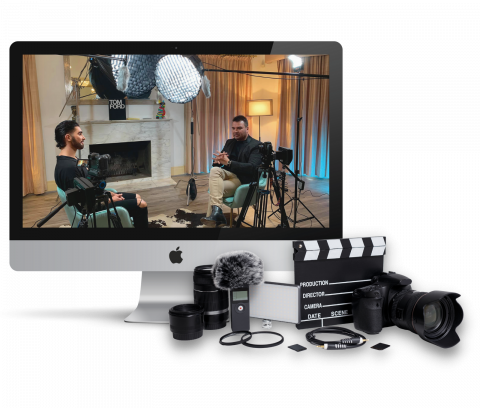 A graphic shows MK legal show displayed in a Mac monitor