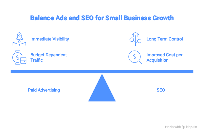 SEO vs Paid Advertising for Small Businesses Is SEO Worth It for Small Businesses? Cost vs ROI Explained